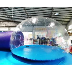 Round Transparent Stent Inflatable Party Tent Crystal Bubble Dome