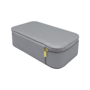 Rectangle 18*9*5cm Leather Travel Jewelry Storage Box