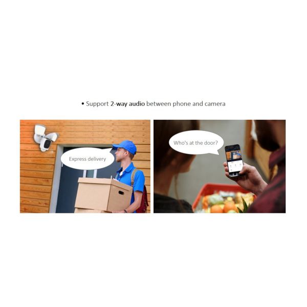 Smart Wireless 1080P Floodlight Camera(E97A)