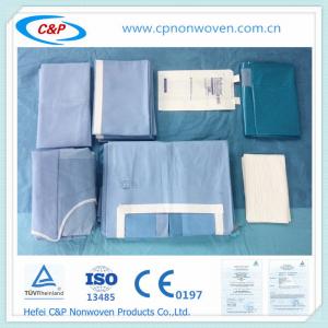 Quality surgical disposable sterile factory price Laparotomy drape pack for sale