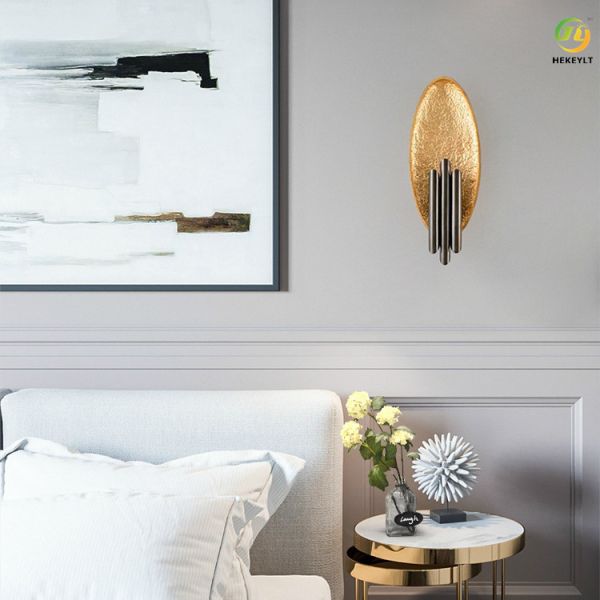 Nordic Postmodern Bedroom Bedside Iron W450*H170 G9 Wall Lamp