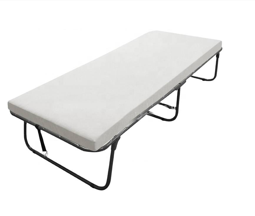Mail Packing Stainless Steel Metal Bed Frame Affordable and Foldable for Health Protection