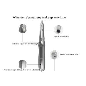 Silver Aluminum alloy Electric Rotarying Permanent Makeup Machine For Body Art
