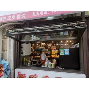 Grape Arbor Folding Window Connection Allowing Harvest Access from Kitchen