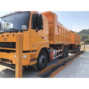 China 60ft Length 100 Ton Electronic Truck Scale Weighbridge , Industrial Weighbridge on sale
