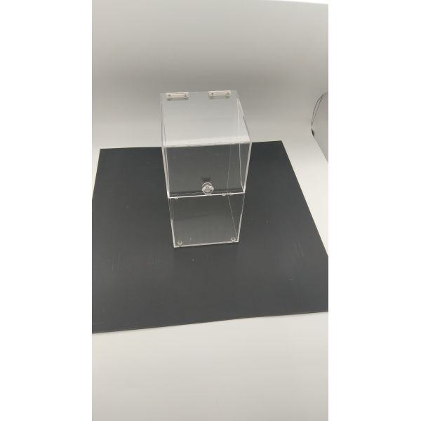 Plexiglass Makeup Brush Display Stand Clear Acrylic Cosmetic Brush Holder