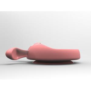 MHC Pink Rabbit Silicone Baby Feeding Plate Dispenser 100% Food Grade