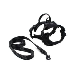 Fashionable Reflective Breathable Soft Air Mesh Chest Strap Traction Rope Set