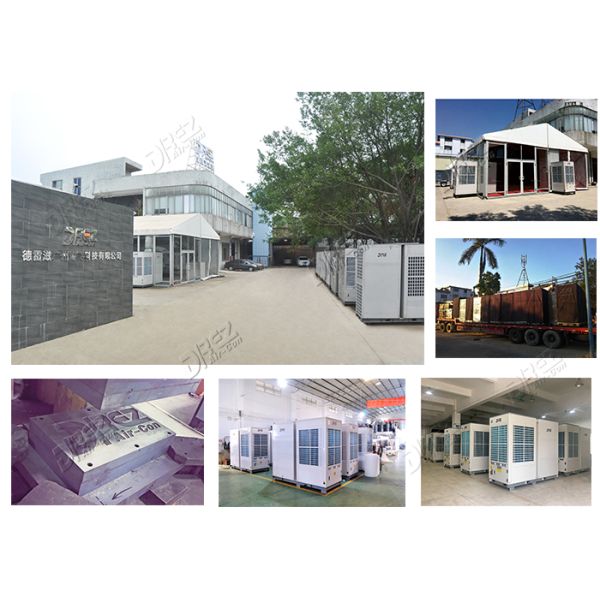 10HP 9 Ton Horizontal Portable Tent Air Conditioner Cooling And Heating Usage