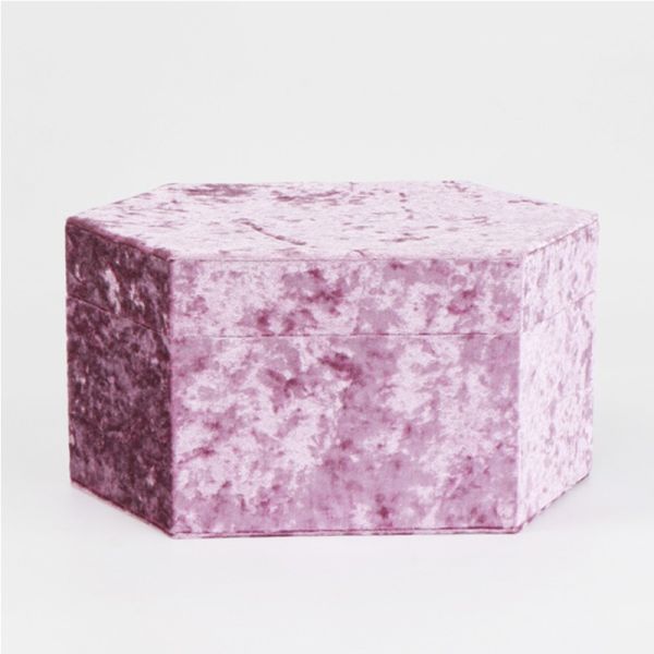 Hexagon Shape Cardboard Paper Box for Roses and Ice Flowers 28*17*14cm or Custom Size