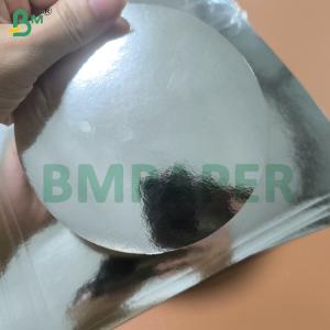 Silver Foil Mirror Cardstock Paper One Sided Metallic Paper Sheets