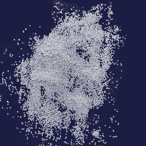 Quality Sandblasting Zircon Silicate Ball Environmental Frinedly Z300 for sale