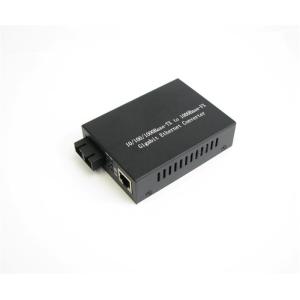 Multimode 10 / 100 / 1000M Optical Fiber Media Converter
