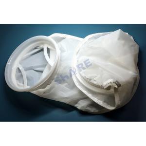 Quality Stitched Micron Rated mesh/felt Filter Bags For Sugar Syrup size 7 Ø X 16.5&quot; supplier for sale