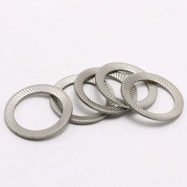 Steel Serrated Contact Safety Spring Washer DIN 9250 Double Side Serrated Lock Washers