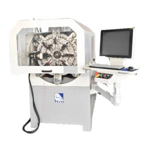 China Automatic Multi-function CNC Spring Machine with 110m/min Max Wire Speed 1000 Program Storage and 9.35kW Power on sale