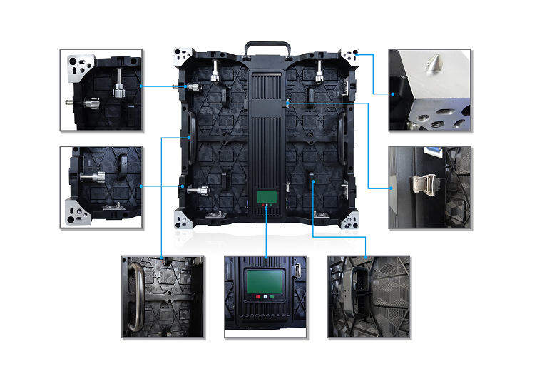 Full Colour Indoor Rental LED Display For Club / Exhibition Low Power Consumption