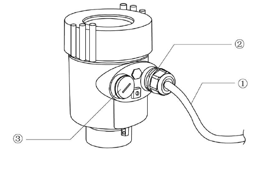 KLD800 Series 80G Radar Level Gauge PTFE Antenna Size Small Blind Spot