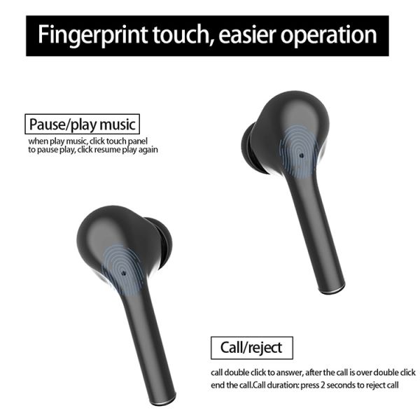 Fashion Noise Cancelling Sport Running Wireless Bluetooth Earphone