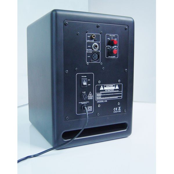 Hi Res Audio Active Monitor Speaker Powered HiFi Bookshelf Loudspeakers With Rear Port