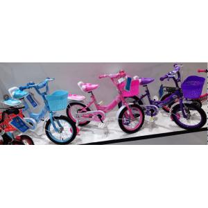 Bicycle size 12" Purple Carbon Steel Frame Two-Wheeled Bike with Sponge Seat