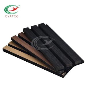 Formaldehyde Free Linear Wood Wall Panels In Commercial Architecture