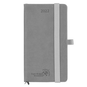 China 80GSM Ink Resistant Ivory Paper Planner FSC Certified Grey Softcover on sale