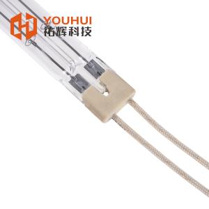 Gold Coated Quartz Twin Tube Infrared Lamp 200-6000W