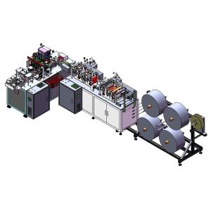 220VAC 20KW Fish Mask Making Machine N95 Earloop Mask Machine