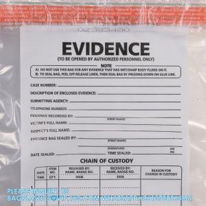 Police evidence bags, Public Safety Evidence Security Bags, Crime Scene Evidence