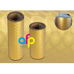 Glossy / Matte Opaque Laser Holographic Film For Paper Bag Metallic Colors