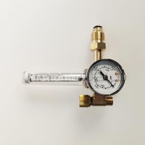 Gold Full Copper Flowmeter for Argon/CO2 MIG TIG Gas Regulator in Welding