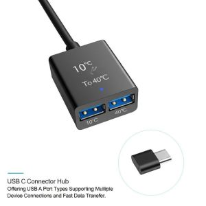 Quality 10°C To 40°C USB C Connector Hub Offering USB A Port Types Supporting Multiple Device Connections and Fast Data Transfer for sale