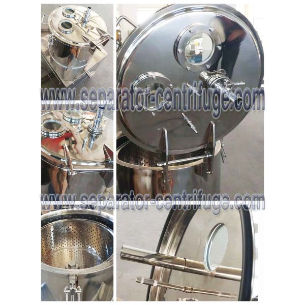 Plant Oil Extraction Centrifuge Spinning Extraction Machine 100L Volume