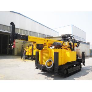 Crawler Hydraulic Engine Drived Rock Drilling Rig , Mining Reverse Circulation