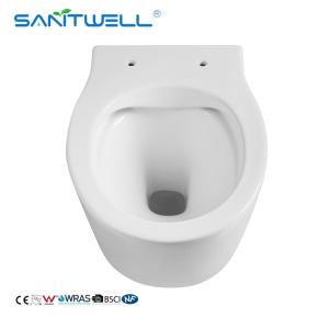 Chaozhou Popular Styles Concealed Cistern Antibacterial Rimless Wall Flush