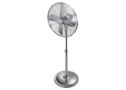 16 '' Retro Metal Construction Standing Oscillating Fan With 100% Full Copper Fan Motor