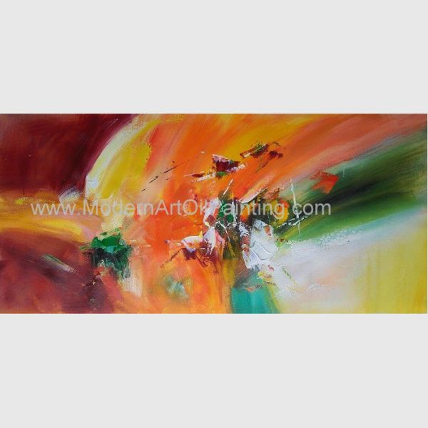 Decorative Hand - Painted Palette Knife Painting Acrylic, Modern Landscape