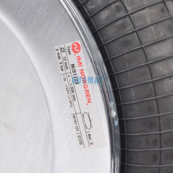 Norgren Air Spring M/31123 Industrial Machine Air Spring Steel Rubber Bellows 12