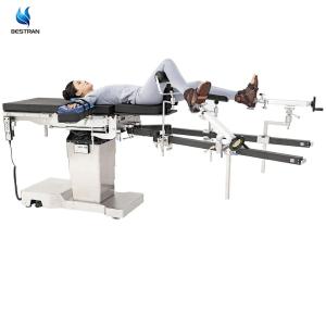 Electric Hydraulic Radiolucent Operating Table Extra Low Height For C-ARM And X