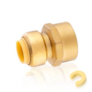 Quality Customized 1/2-1&quot; Hot Sale In America Market Brass Push Fit Quick Connect Fitting Brass Pipe Fitting for sale