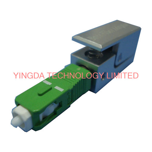 Square Fiber Optic Adapter SC SM / MM Simplex Blue Black Fiber Optic Coupler