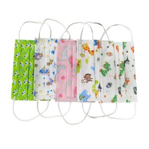 Custom Printed 3 Layer Colour Disposable Rainbow Face Mask Protective Mask