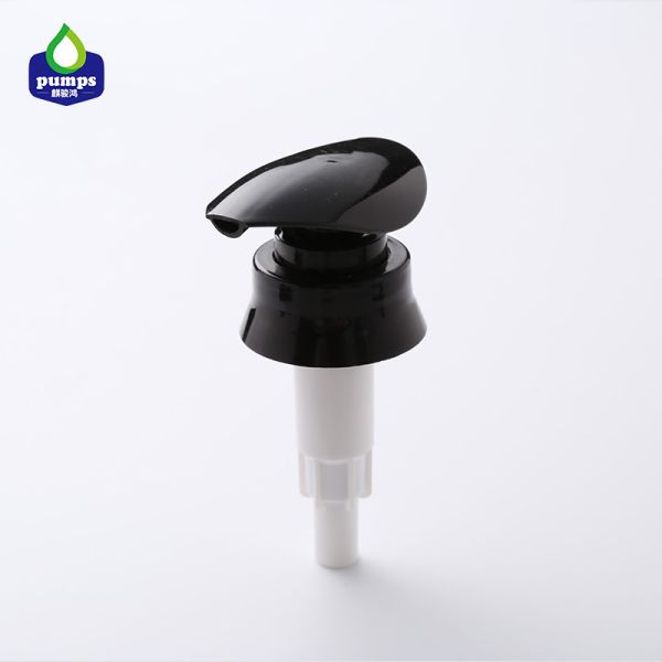 Buy 500ml Bottles Black Lotion Pumps Hot Stamping Smooth Closure at wholesale prices