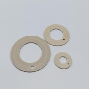 White PTFE Parts Chemical Corrosion Resistance PEEK Seal Ring Customized 90