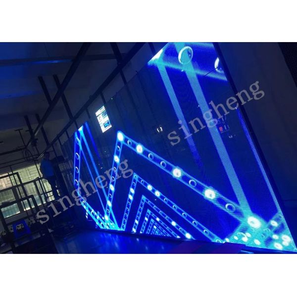 Buy Accurate P10.4 LED Transparent Screen AC105 - 235V Input Voltage High Durability at wholesale prices