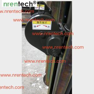 10m aluminum telescoping mast/manual crank winch telescopic mast/ push