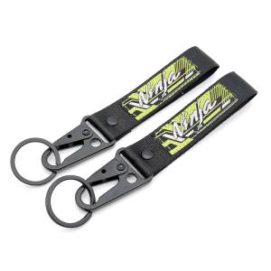 Neon Ninja Custom Key Lanyards - Bold Black & Yellow Contrast + Snap-Lock Metal Hooks + Gamer Culture Pride