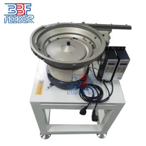 China Electromagnetic Vibratory Double Bowl Feeder For Bolt Washer Silicone Gasket on sale