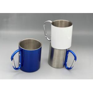 Double Walled Insulated Silver 250ml Camping Cups